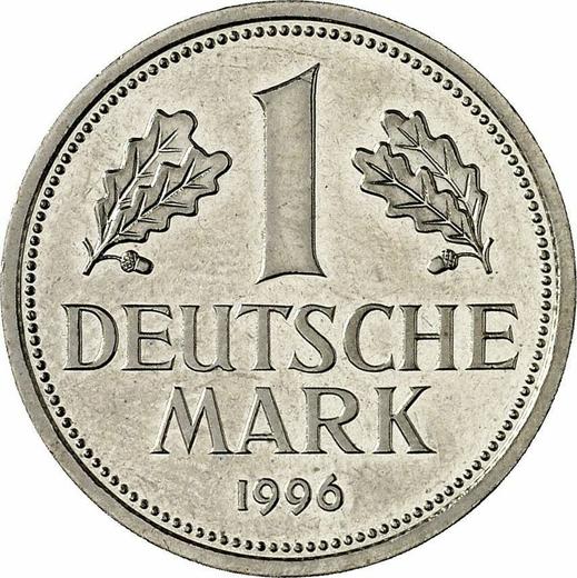 Obverse 1 Mark 1996 D - Coin Value - Germany, FRG