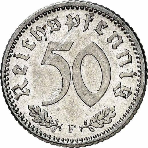 Obverse 50 Reichspfennig 1935 F -  Coin Value - Germany, Third Reich