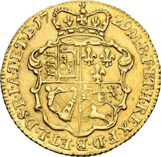 Reverse Half Guinea 1729 "Young Head" - Gold Coin Value - United Kingdom, George II