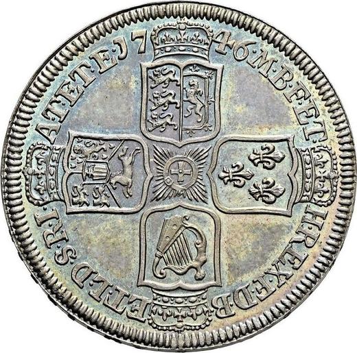 Reverse Halfcrown 1746 "Old Head" - Silver Coin Value - United Kingdom, George II