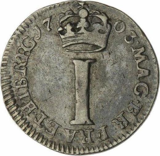 Reverse Penny 1703 - Silver Coin Value - United Kingdom, Anne