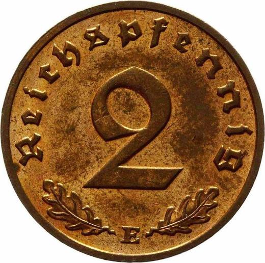 Obverse 2 Reichspfennig 1939 E "Type 1936-1940" -  Coin Value - Germany, Third Reich
