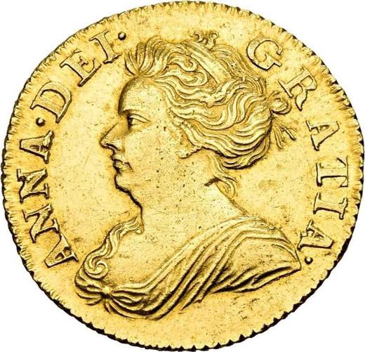 Obverse Half Guinea 1710 "Post Union" - Gold Coin Value - United Kingdom, Anne