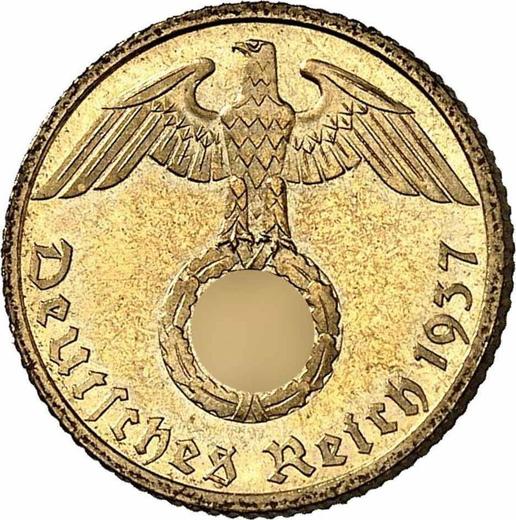 Reverse 5 Reichspfennig 1937 G "Type 1936-1939" -  Coin Value - Germany, Third Reich