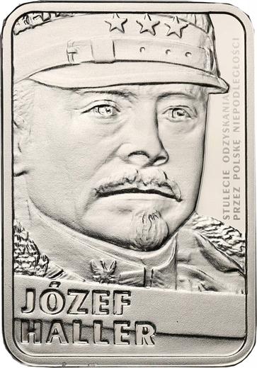 Revers 10 Zlotych 2016 MW "Józef Haller" - Silbermünze Wert - Polen, III Republik Polen nach Stückelung