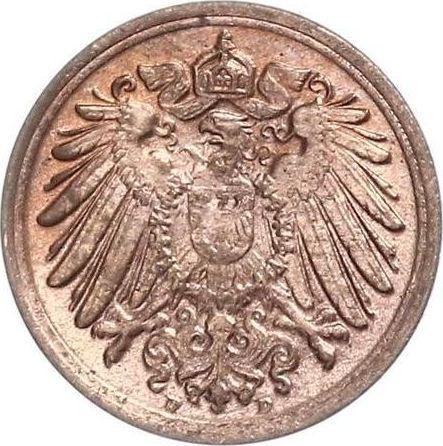 Reverse 1 Pfennig 1916 D "Type 1890-1916" - Coin Value - Germany, German Empire