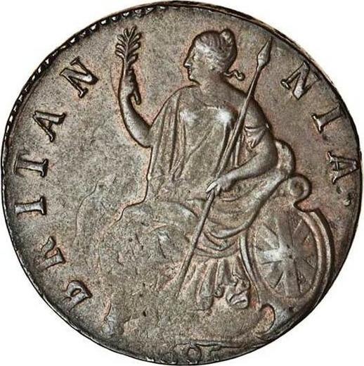 Reverse Halfpenny 1695 -  Coin Value - United Kingdom, William III