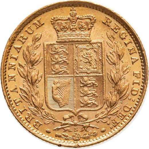 Reverse Sovereign 1882 S WW "Coat of arms" - Gold Coin Value - Australia, Victoria