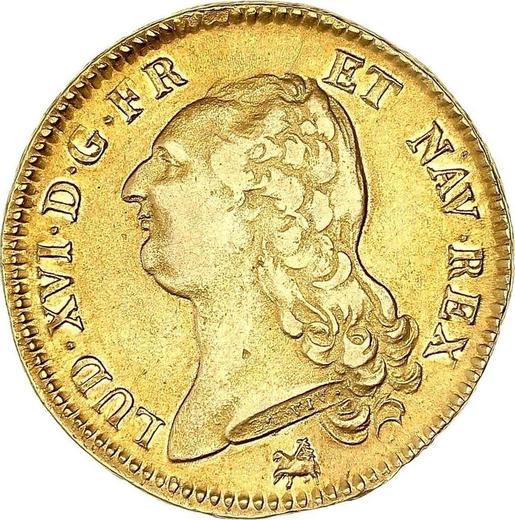 Avers Doppelter Louis d'or 1787 B - Goldmünze Wert - Frankreich, Ludwig XVI