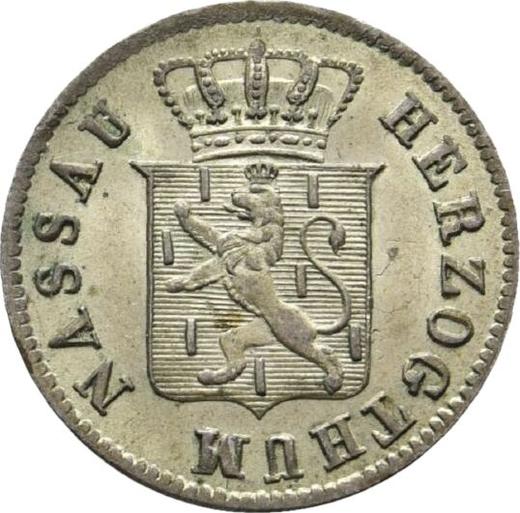 Obverse 3 Kreuzer 1845 - Silver Coin Value - Nassau, Adolphe