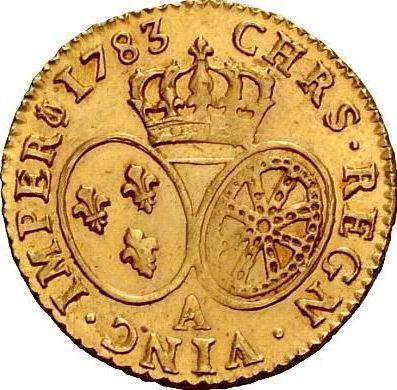 Reverse Louis d'Or 1783 A - Gold Coin Value - France, Louis XVI