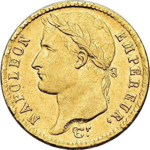 Obverse 20 Francs 1812 A "Type 1809-1815" - Gold Coin Value - France, Napoleon I