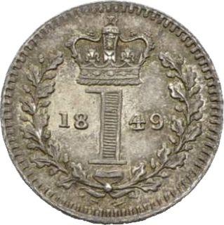 Reverse Penny 1849 "Type 1838-1887" - Silver Coin Value - United Kingdom, Victoria