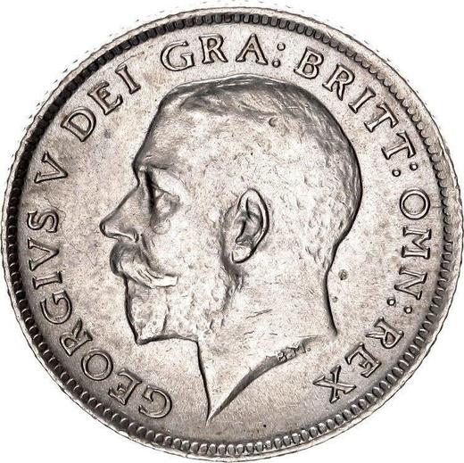 Obverse Sixpence 1918 - Silver Coin Value - United Kingdom, George V