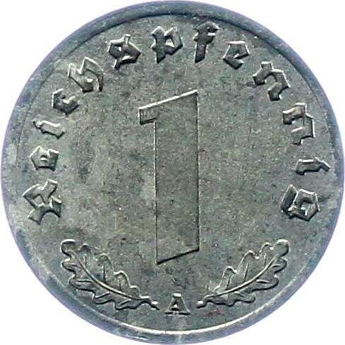 Avers 1 Reichspfennig 1944 A "Typ 1940-1945" - Münze Wert - Deutschland, Drittes Reich