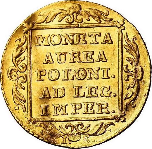 Reverse Ducat 1770 IS "King figure" - Gold Coin Value - Poland, Stanislaus II Augustus