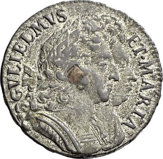 Obverse Farthing 1690 "Cuirassed bust" -  Coin Value - United Kingdom, William III and Mary II