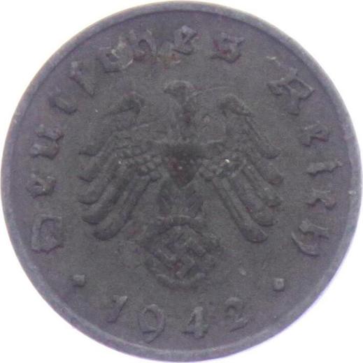 Reverse 10 Reichspfennig 1942 F "Type 1940-1945" -  Coin Value - Germany, Third Reich