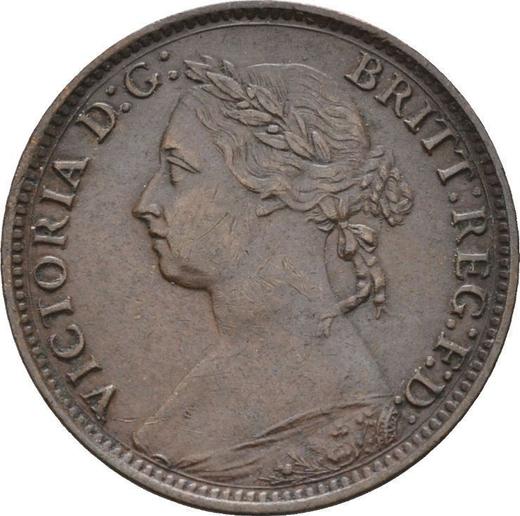 Obverse Farthing 1887 -  Coin Value - United Kingdom, Victoria