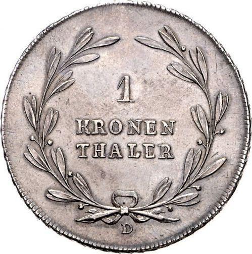 Reverse Thaler 1818 D - Silver Coin Value - Baden, Charles Louis Frederick
