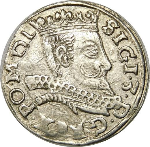Obverse 3 Groszy (Trojak) 1598 HR K "Wschowa Mint" - Silver Coin Value - Poland, Sigismund III Vasa