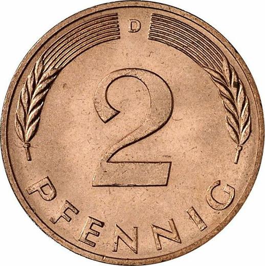 Avers 2 Pfennig 1981 D - Münze Wert - Deutschland, BRD