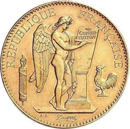 Obverse 100 Francs 1909 A "Type 1878-1914" - Gold Coin Value - France, Third Republic