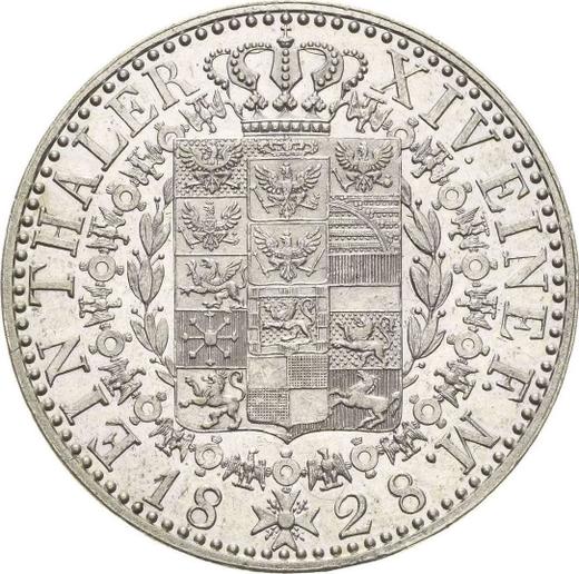 Reverse Thaler 1828 A "Type 1823-1828" - Silver Coin Value - Prussia, Frederick William III
