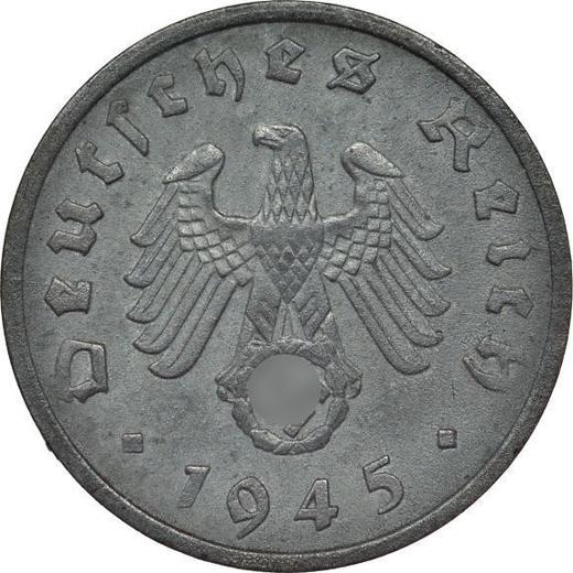 Reverse 1 Reichspfennig 1945 A "Type 1940-1945" -  Coin Value - Germany, Third Reich