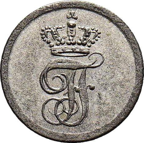 Аверс монеты - 3 пфеннига 1836 года - цена серебряной монеты - Мекленбург-Шверин, Фридрих Франц I