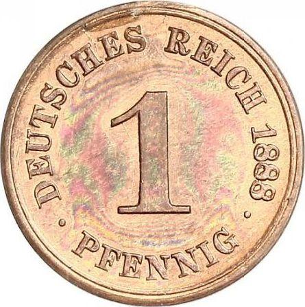Obverse 1 Pfennig 1888 D "Type 1873-1889" -  Coin Value - Germany, German Empire