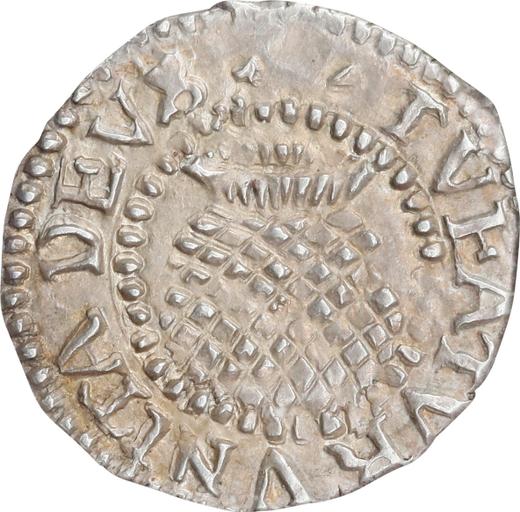 Reverso Penique Sin fecha (1619-1625) "Tercera emisión" Sin contorno o en un lado - valor de la moneda de plata - Gran Bretaña, Jacobo I