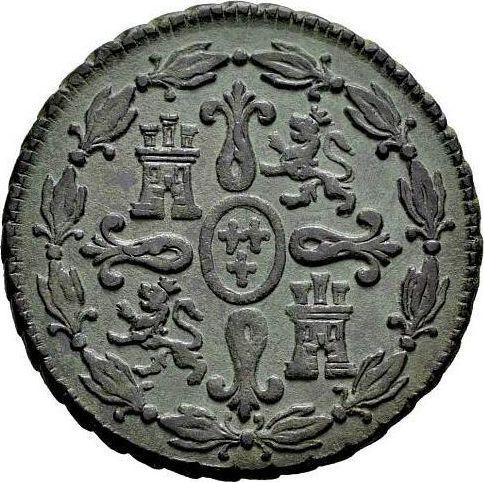 Reverse 4 Maravedís 1780 -  Coin Value - Spain, Charles III