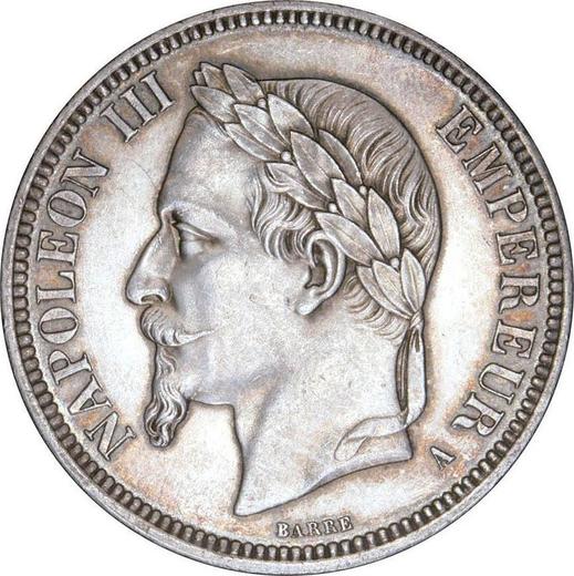 Obverse 5 Francs 1862 A "Type 1861-1870" - Silver Coin Value - France, Napoleon III