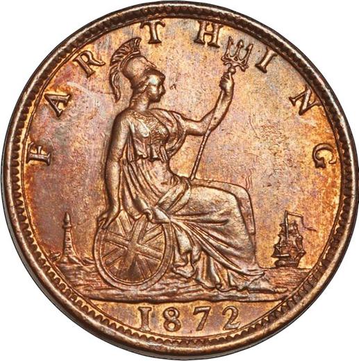 Reverse Farthing 1872 -  Coin Value - United Kingdom, Victoria