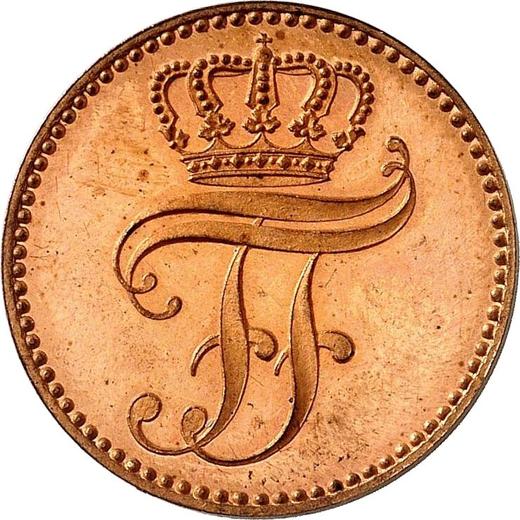 Obverse 3 Pfennig 1858 A -  Coin Value - Mecklenburg-Schwerin, Frederick Francis II