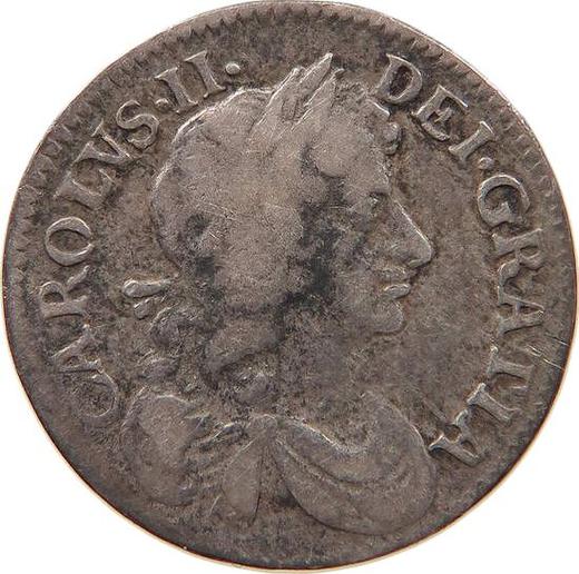 Awers monety - 4 pensy 1684 - cena srebrnej monety - Wielka Brytania, Karol II