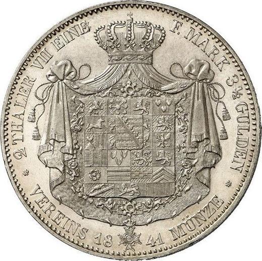 Reverse 2 Thaler 1841 G - Silver Coin Value - Saxe-Coburg and Gotha, Ernest I