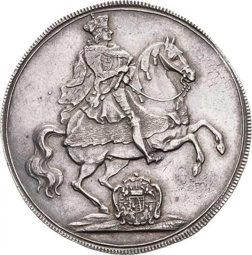 Obverse Thaler 1711 ILH "Vikariat" - Silver Coin Value - Poland, Augustus II