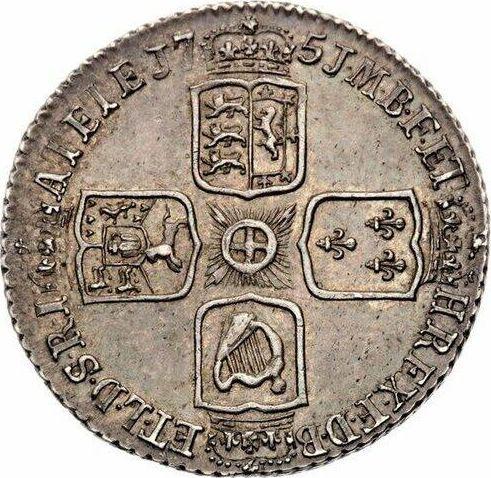 Reverse Sixpence 1751 "Old Head" - Silver Coin Value - United Kingdom, George II