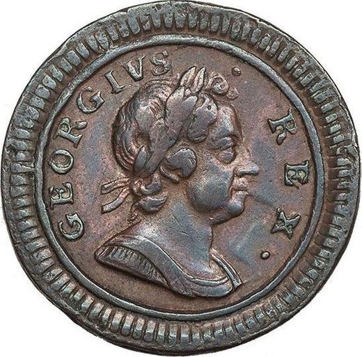 Avers 1 Farthing 1723 - Münze Wert - Großbritannien, Georg I