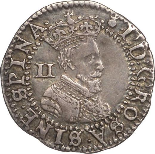 Obverse 2 Pence (Halfgroat) no date (1603-1604) "First bust" - Silver Coin Value - United Kingdom, James I