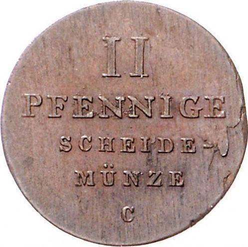Reverse 2 Pfennig 1831 C - Coin Value - Hanover, William IV