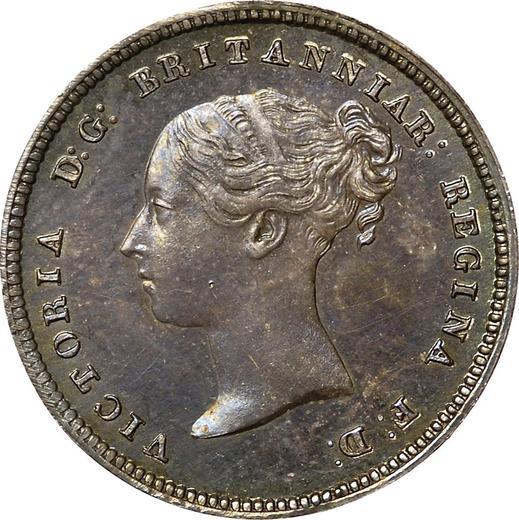 Obverse Fourpence (Groat) 1853 "Type 1838-1887" - Silver Coin Value - United Kingdom, Victoria