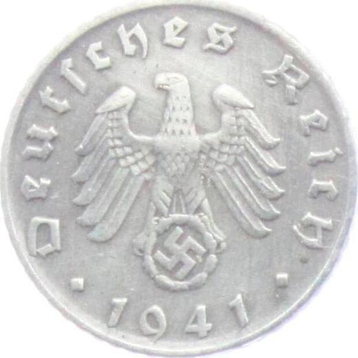 Reverse 5 Reichspfennig 1941 B "Type 1940-1944" -  Coin Value - Germany, Third Reich