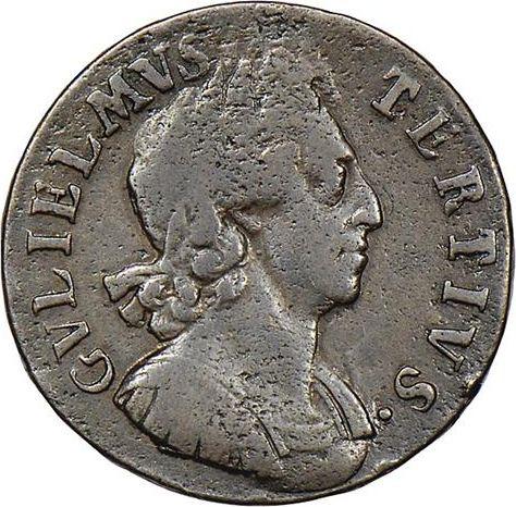 Obverse Halfpenny 1699 Date in exergue -  Coin Value - United Kingdom, William III