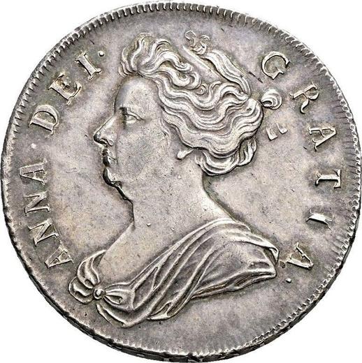 Obverse Halfcrown 1708 Plumes in angles - Silver Coin Value - United Kingdom, Anne