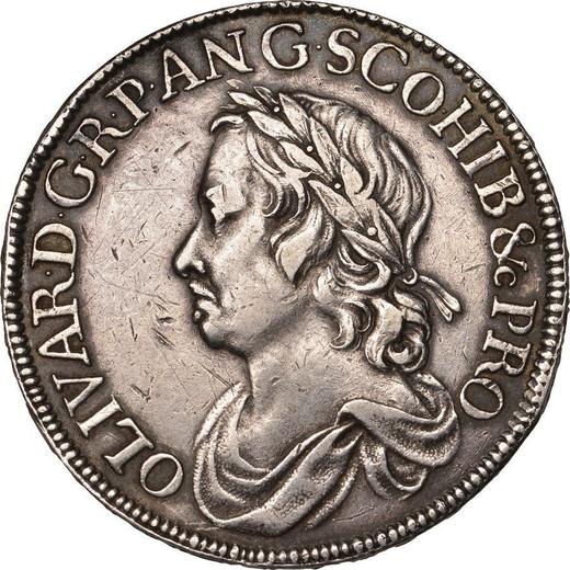 Obverse Crown 1658 "Dutch copy" "N" on the obverse is inverted - Silver Coin Value - United Kingdom, Oliver Cromwell