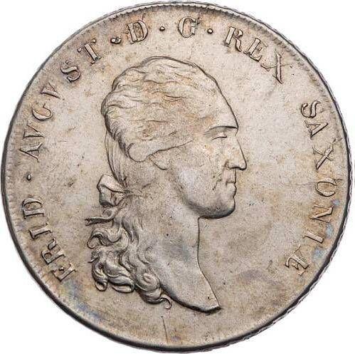 Obverse Thaler 1807 S.G.H. "Mining" - Silver Coin Value - Saxony-Albertine, Frederick Augustus I