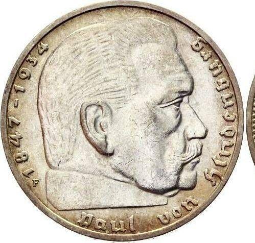 Obverse 2 Reichsmark 1939 F "Type 1936-1939" - Silver Coin Value - Germany, Third Reich